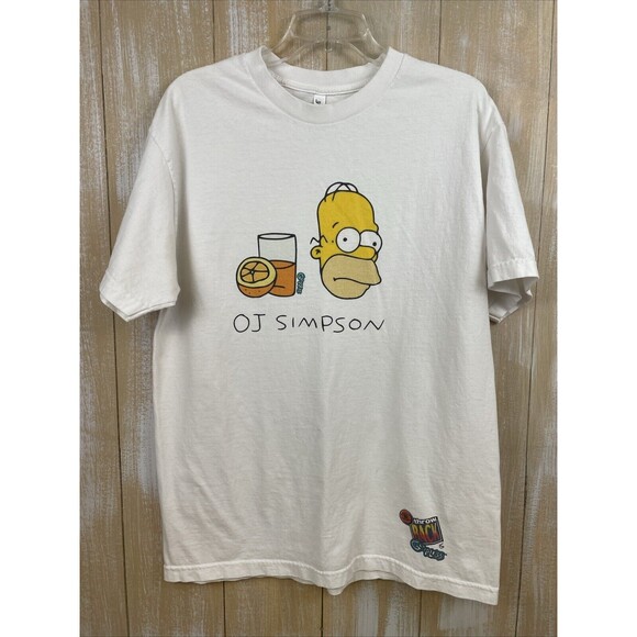 Mr. Throwback is Gripless OJ Simpson Homer T-Shirt Size L / Alstyle Apparel READ - Picture 1 of 9